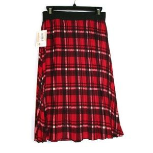 Lularoe Elegant Plaid Jill skirt NWT